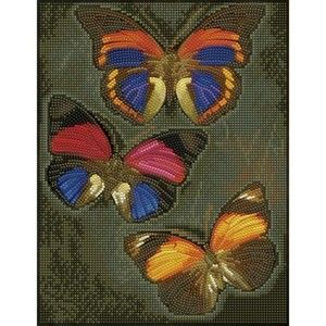 DIAMOND DOTZ® SE Butterfly Trio Full Round DOTZ® Coverage Diamond Painting Kit